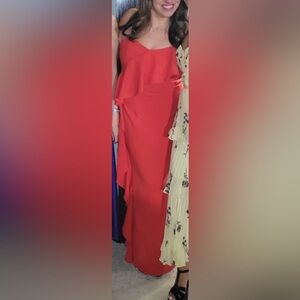 Sachin + Babi One Shoulder Red Dress